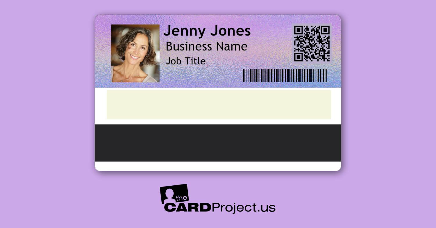 Employee ID Card Double Design 7 (REAR)